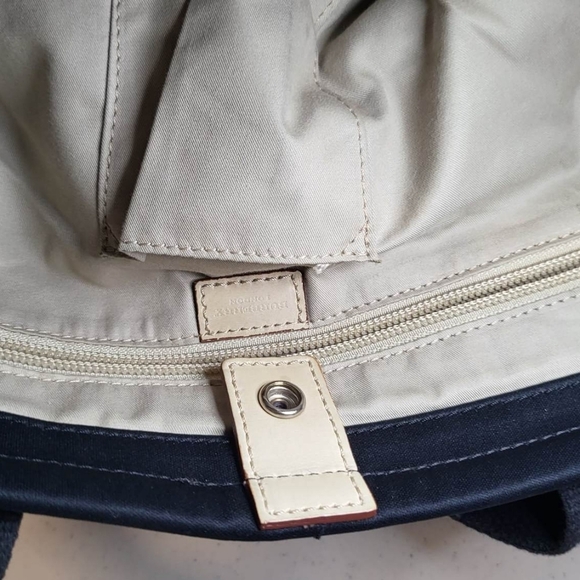 BURBERRY LONDON Black Canvas Tote Bag Made in Italy - Picture 8 of 15